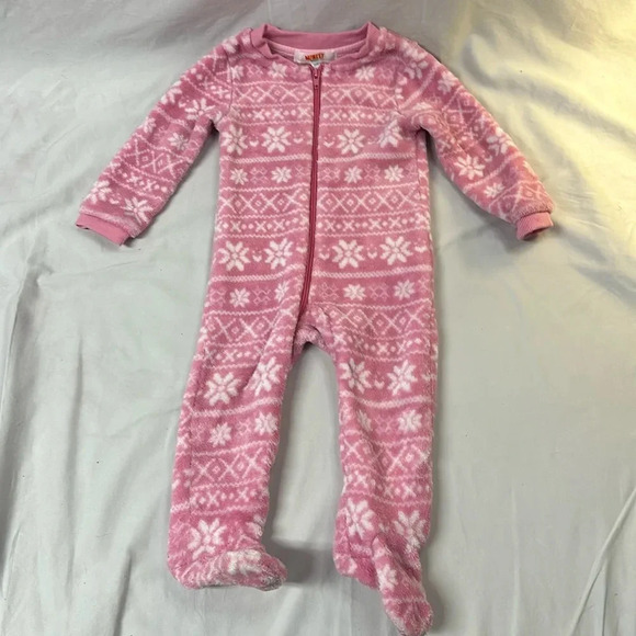 Monkey Bars - long sleeve footed fleece sleeper. Size 18 months - Picture 1 of 3
